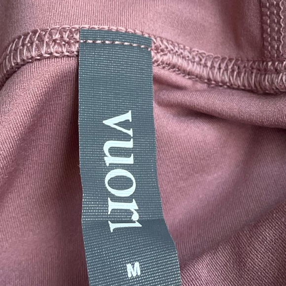 Vuori Washed Studio Leggings In Washed Marsala Stretch Wicking Fabric SZ M - Picture 8 of 12